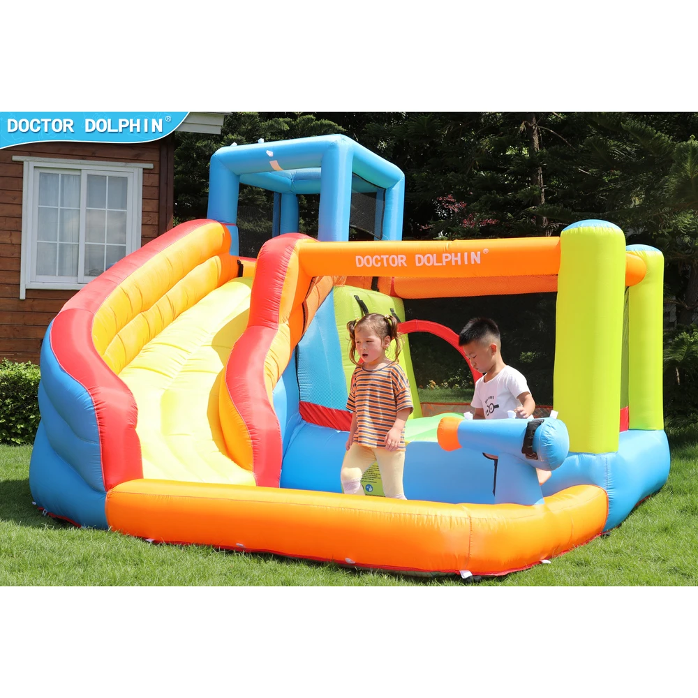 

Doctor Dolphin Kid Party Game Family Toy Water Combo Bouncy Slide Bounce House Inflatable House Jumping Castle