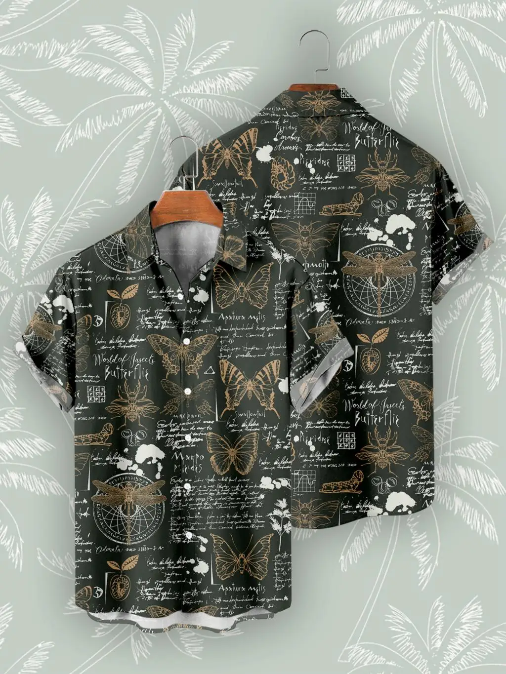 Hawaiian Shirts For Men\'s Skull Summer Casual Short Sleeve Y2k High Quality Oversized Streetwear Vintage Beach Tops Clothing