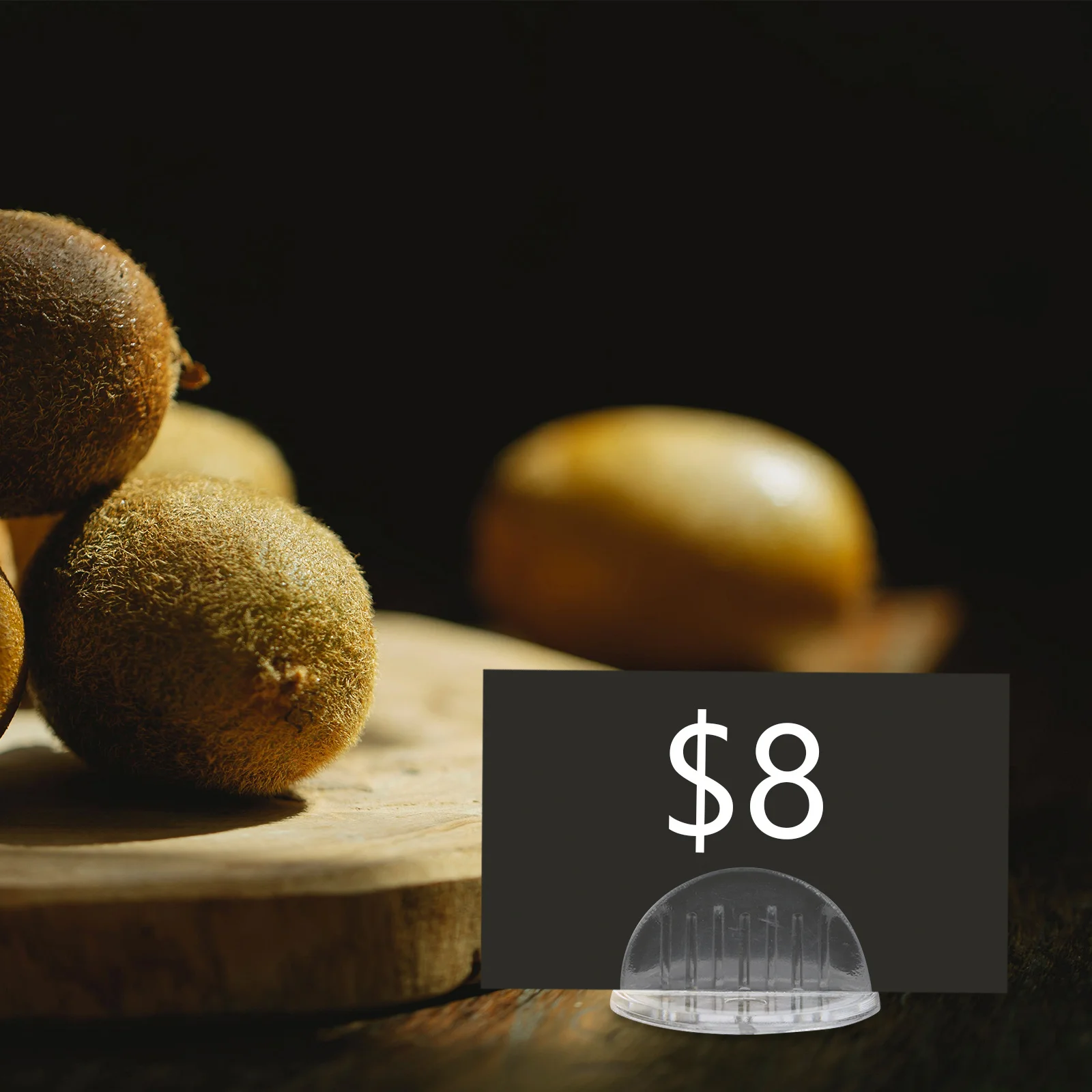 

30Pcs Plastic Price Card Holder Sturdy Reusable Display Stand for Retail Shop Supermarket Desk Organization Easy to Use