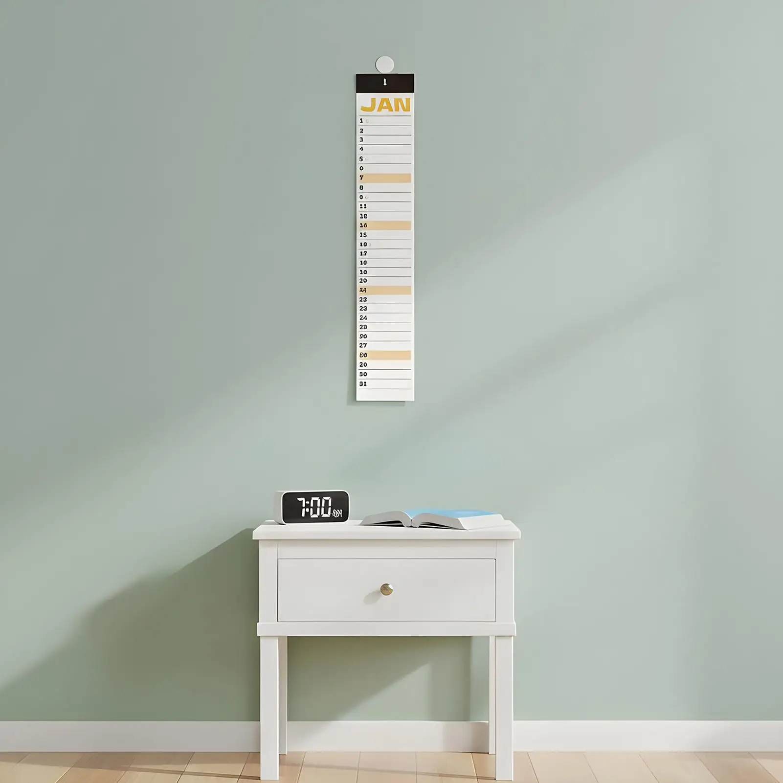 

Calendar 2026 Long Monthly Yearly Schedule Office Calendar Tear-Off Wall Planner For Planning Academic Time Management Home