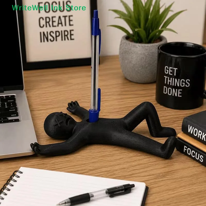 [FOA]Creative Pen Holder Desk Organizer Multi Pen Compatible Fun Stationery Gift Office Desk Accessories[FOA]