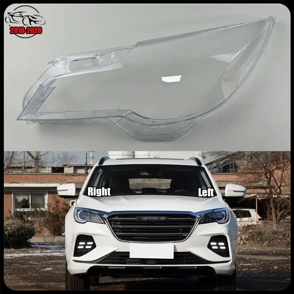 

For Chery Jetour X70 2018-2020 Auto Head Light Caps Transparent Lampshade Lamp Shade Front Headlight Cover Glass Lens Shell