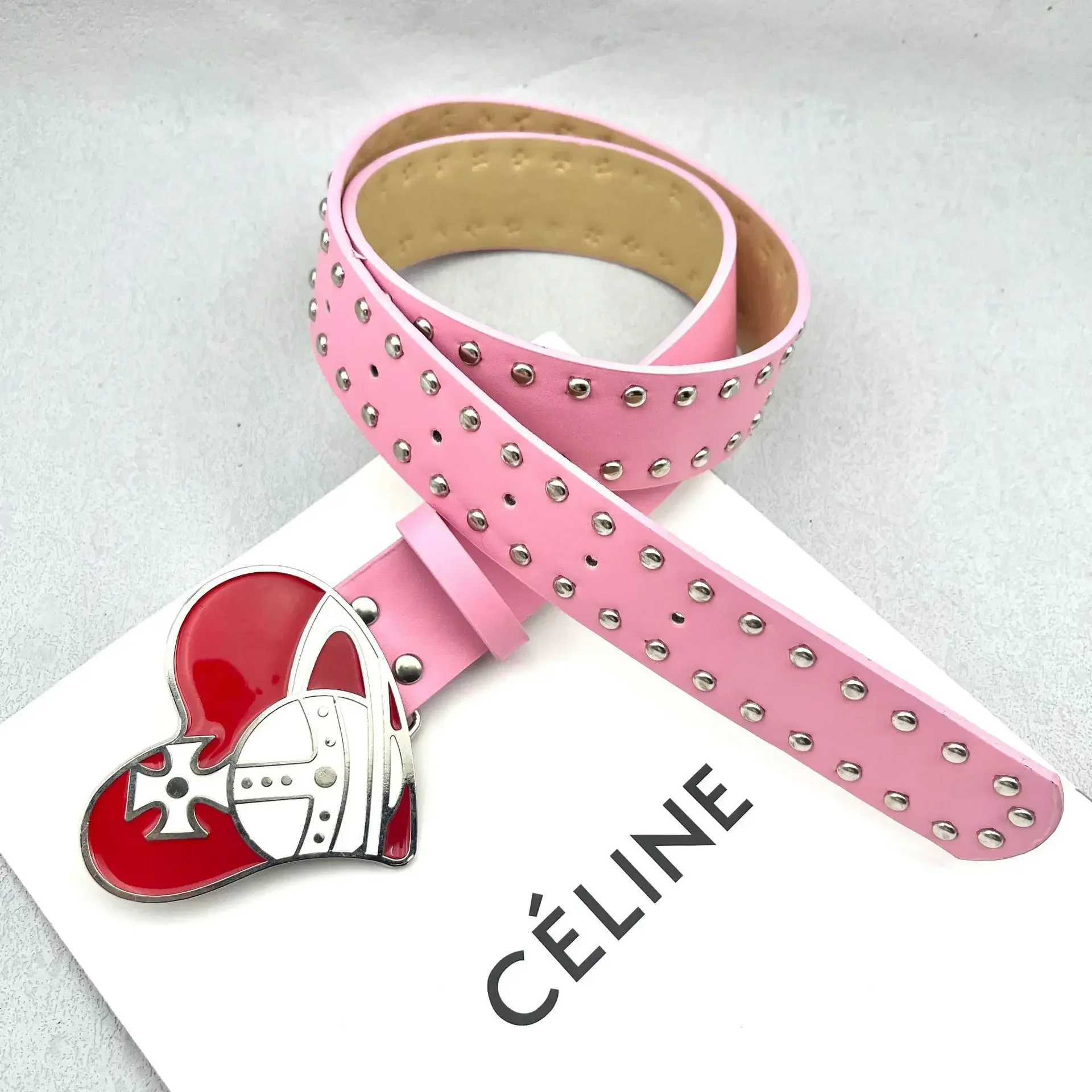 2024 NEW Letter Buckle Women Waist Belts Candy Color 2024 Design Y2K Rivet  PU Leather Jeans Belt Cinturon Flores Niña Ceinture