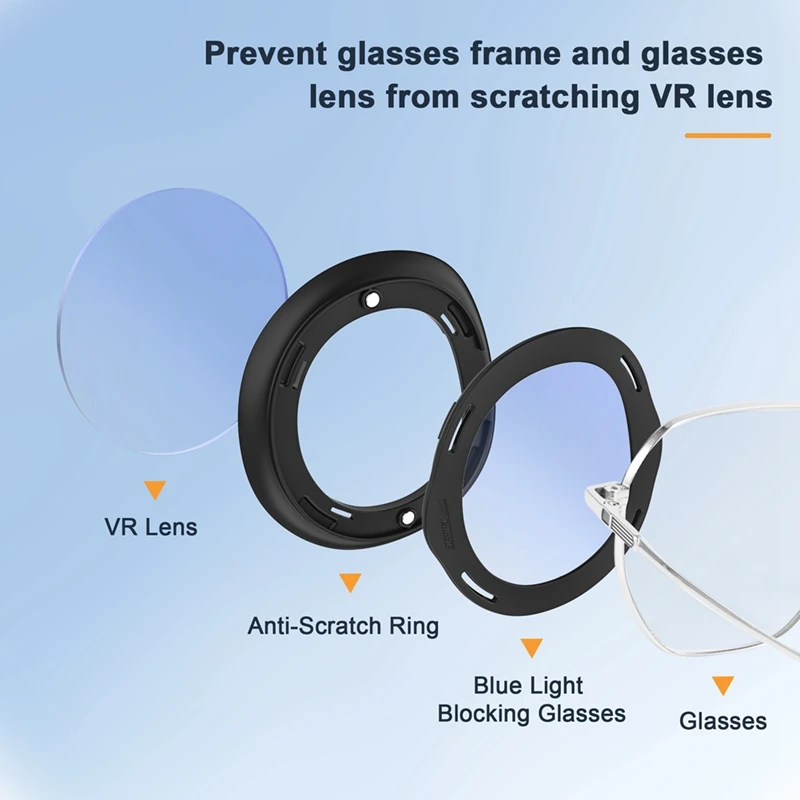 Entretoise de protection de lunettes pour Meta Quest 3, accessoires de protection VR, résine et PVC