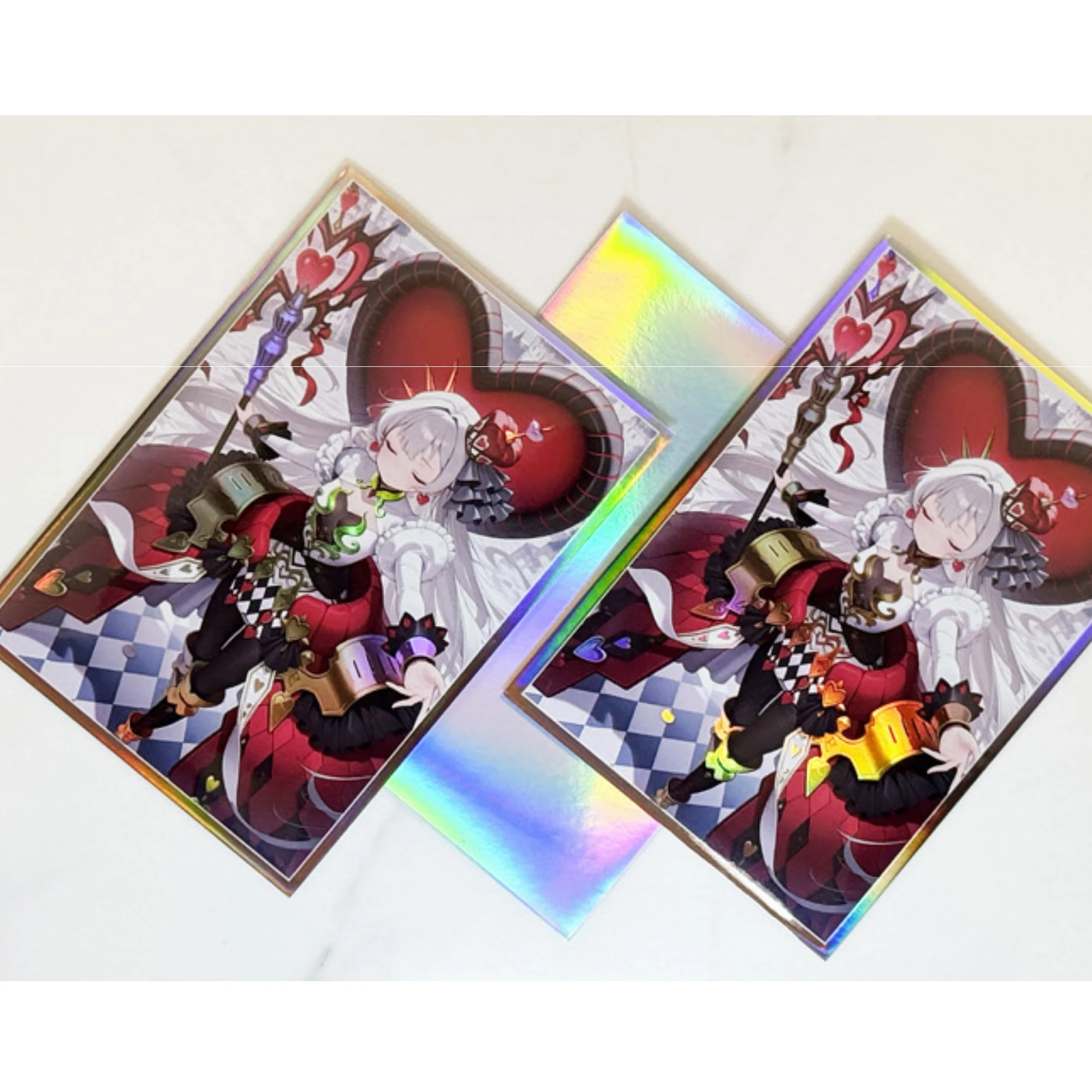 60 قطعة/المجموعة 62X89 مللي متر لتقوم بها بنفسك يو غي أوه! Maliss Hearts Crypter Card Sleeve Ygo Color Flash Card غطاء حماية هدية أنيمي ألعاب هدايا