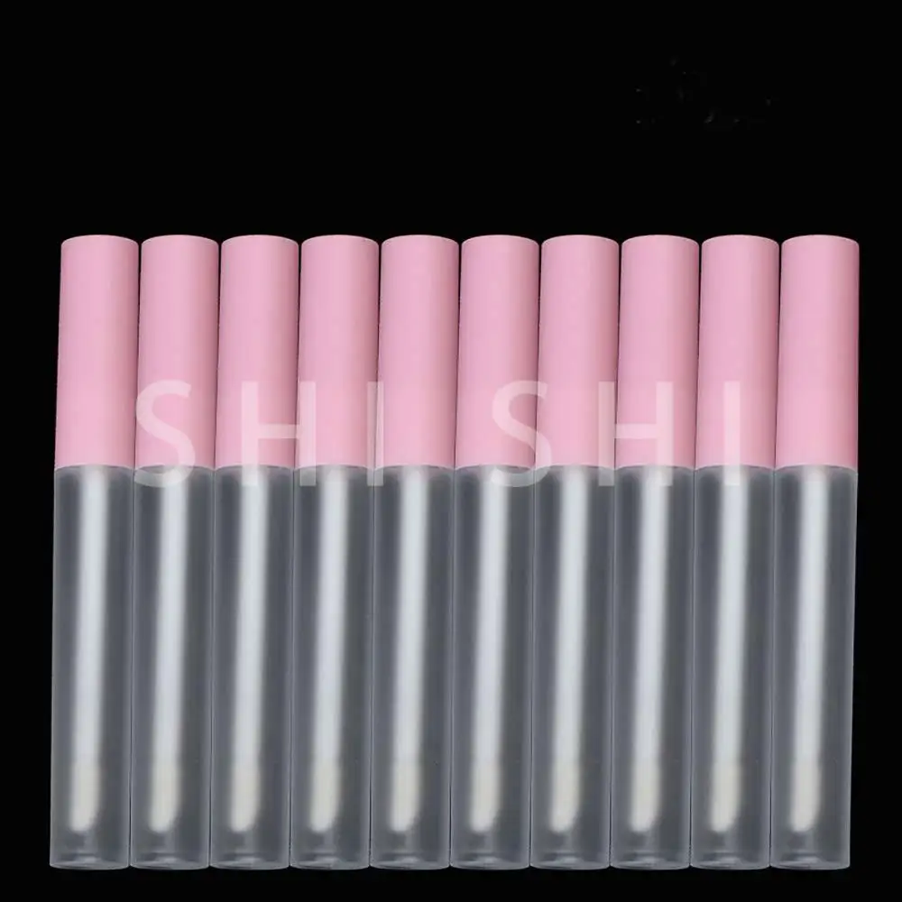 Mini Lege Lipgloss Tubes Flesjes Navulbare Lippenstift Monster Container Lippenbalsem Flessen Diy Cosmetica Tool, Matte Roze