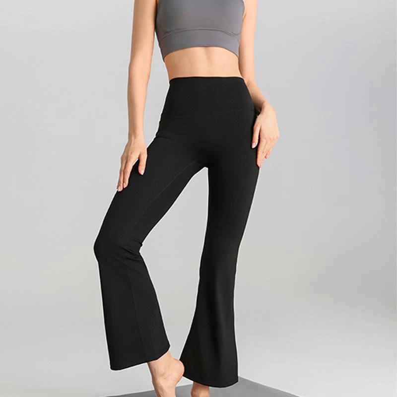 

New High-waist Yoga Pants Slimming Shaping Pilates Fitness Wide Leg Pants Comfortable Breathable Sweat Pants Women's Pants