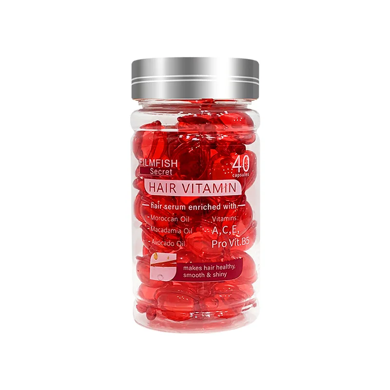Незмываемые капсулы с маслом для волос, орехи, збагащенный витамин, увлажняющая, гладкая, шелковистая, восстанавливающая сыворотка для волос