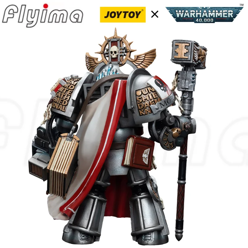 [Auf Lager] Joytoy 1/18 Action figuren 40k graue Ritter Großmeister Voldus Anime Sammlung Militär modelle versand kostenfrei