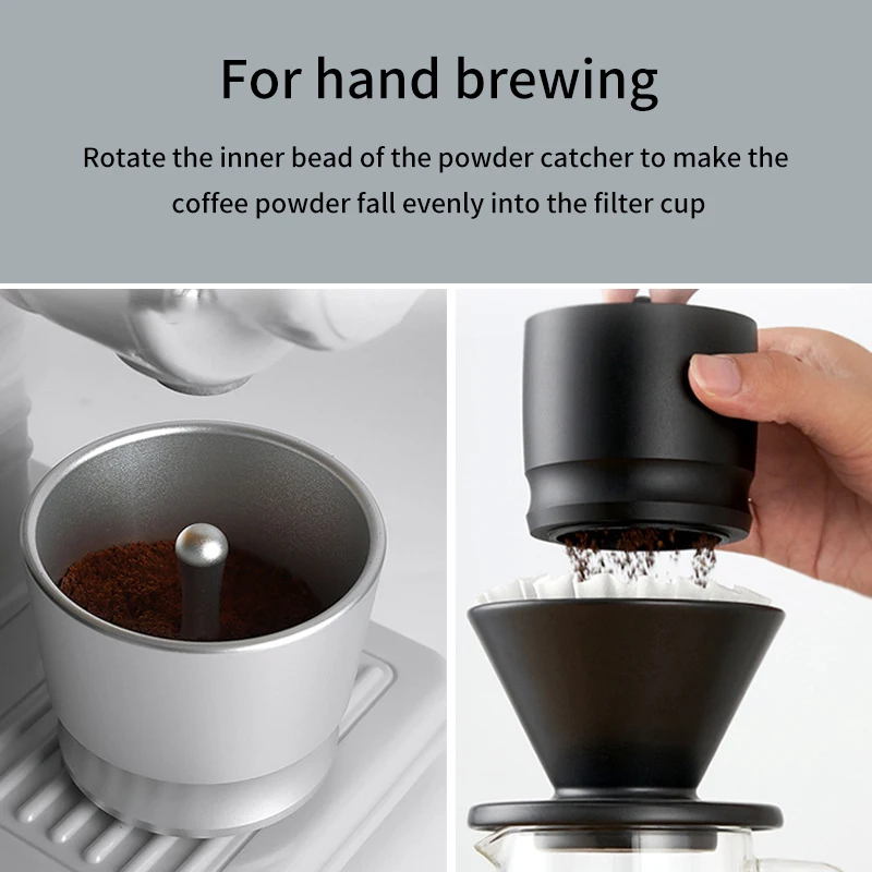 58mm Coffee Dosing Cup Aluminum Alloy Espresso Dosing Funnel Brewing Bowl Portafilter Dosing Ring Distributor Coffee Tool