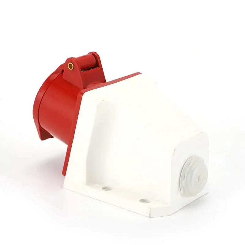 IEC60309 Waterproof CEE Industrial Connector Socket 4Pin 16A 380V-415V 3P+E IP44 (Type-1）(Type-5）