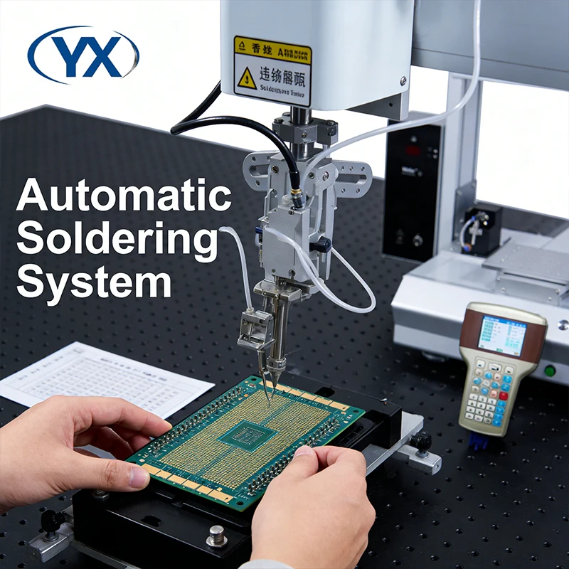 YX331-T Best Desktop LED Strip Soldering Machine Automatic Tin Feeding Machine Robotic Solder PCB Soldering Machine