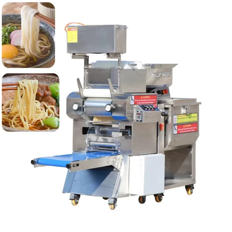 Stainless Steel Fresh Noodle Making Machine Ramen Noodle Dough Press Cutting Machine Japanese Noodle Machine With Cutting Cutter