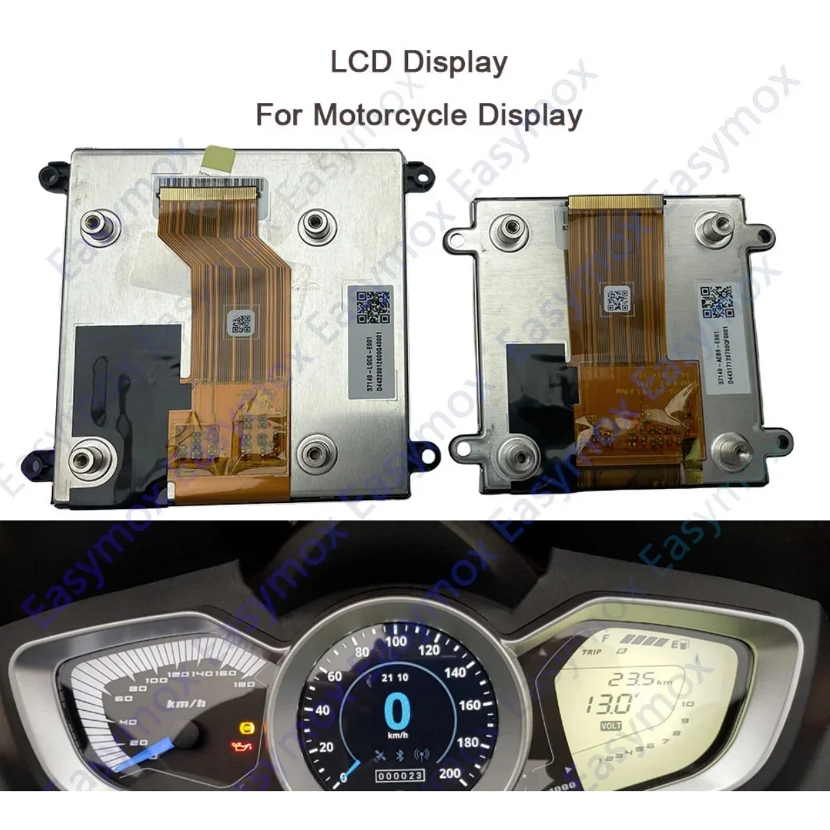 TFT Display For KYMCO  Xciting XCT S400 TCS /  S SPEEDOMETER DISPLAY 3720A-AKC3-900 Speedometer Dashboard Instrument Cluster