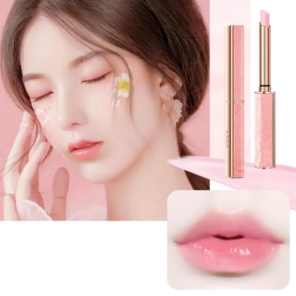 0.8g แฟชั่น Lightening WARM เปลี่ยนสี Lip Balm Elegant Lip Balm อุณหภูมิเปลี่ยนลิปสติก Lip Balm สําหรับผู้หญิง