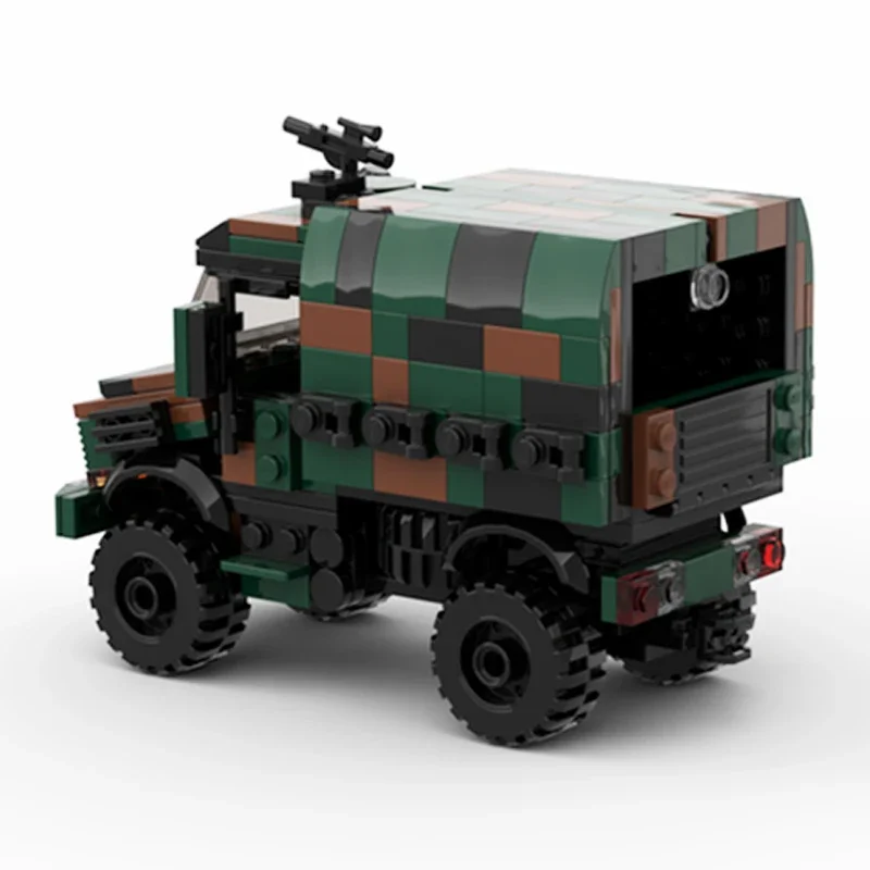 Moc Building Bricks modello militare esercito tedesco U1300 tecnologia per auto corazzata blocchi modulari regali giocattoli per bambini assemblaggio fai da te