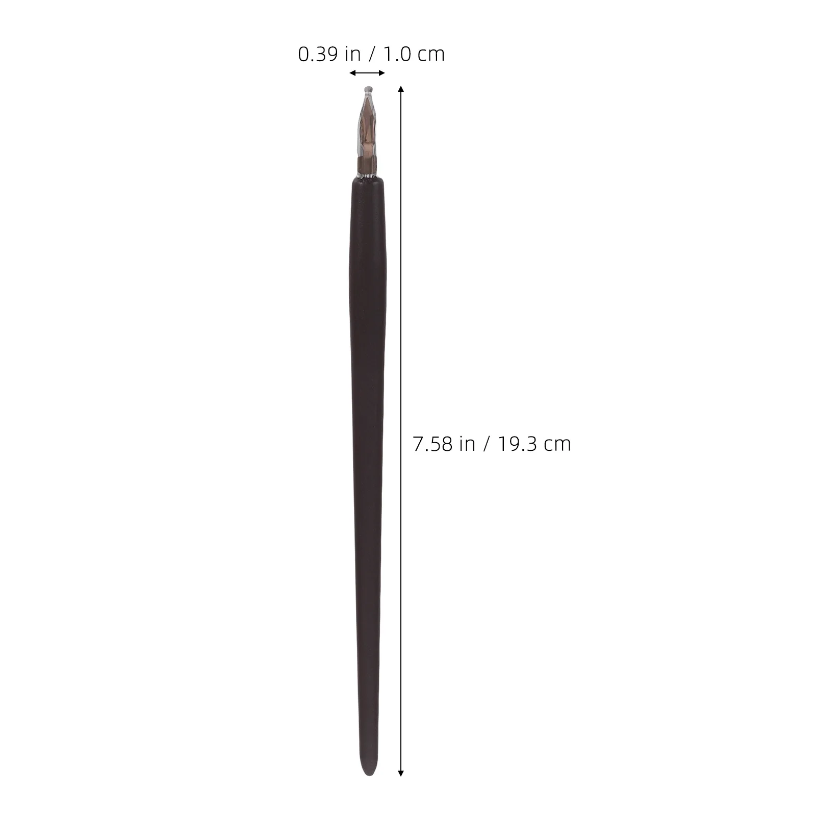 5Pcs Wooden Dip Pen Vintage Style Thick Barrel for Calligraphy Drawing Painting Beginners Artists Creative Writing Fountain Pen