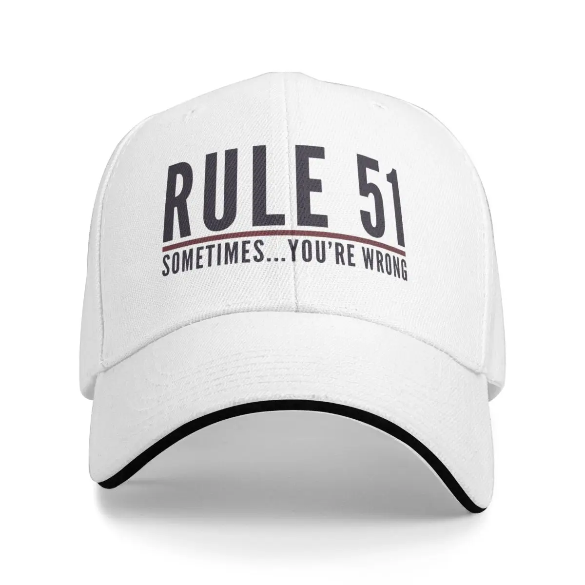 Baseball Caps Gibbs Rule 51 Sometimes You're Wrong NCIS TV Show Gifts Graphic Unisex Outdoor Summer Hats