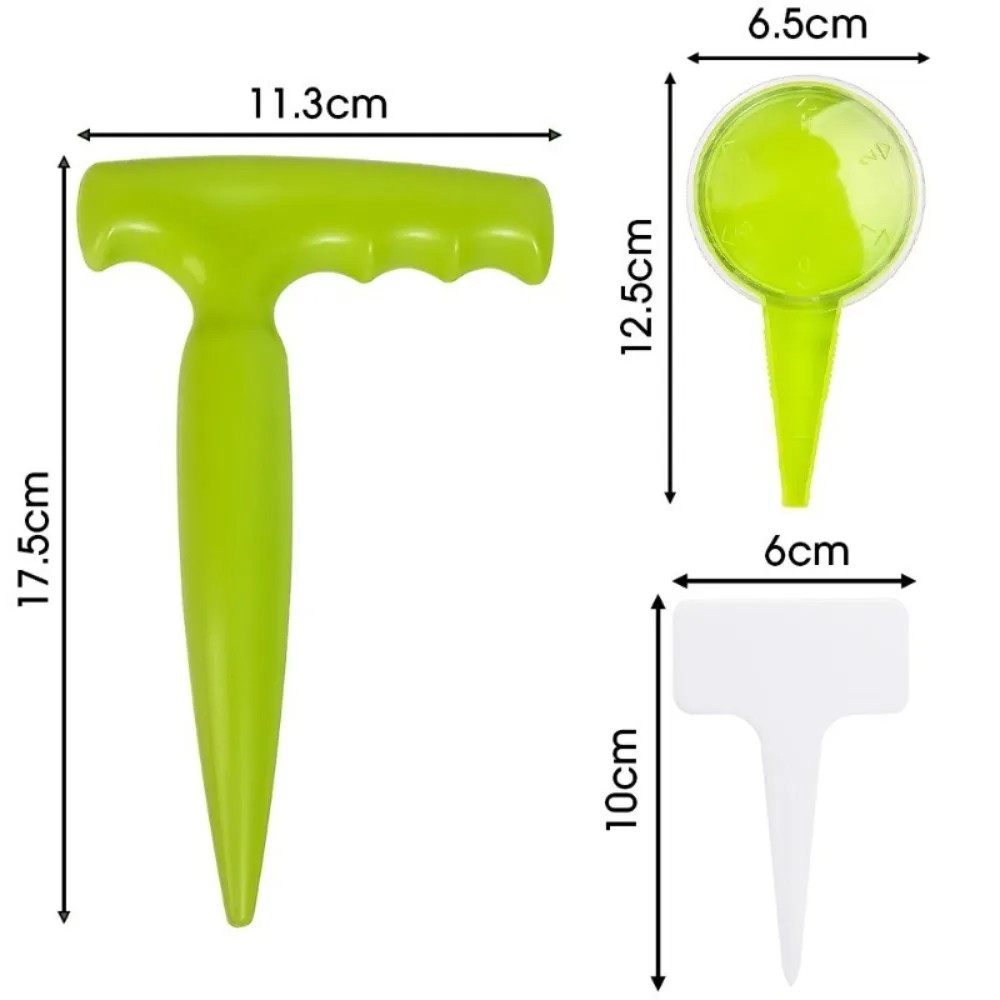 New Plastic Gardening Tools Hand Planter Adjustable Seeder Garden Markers Label Stand