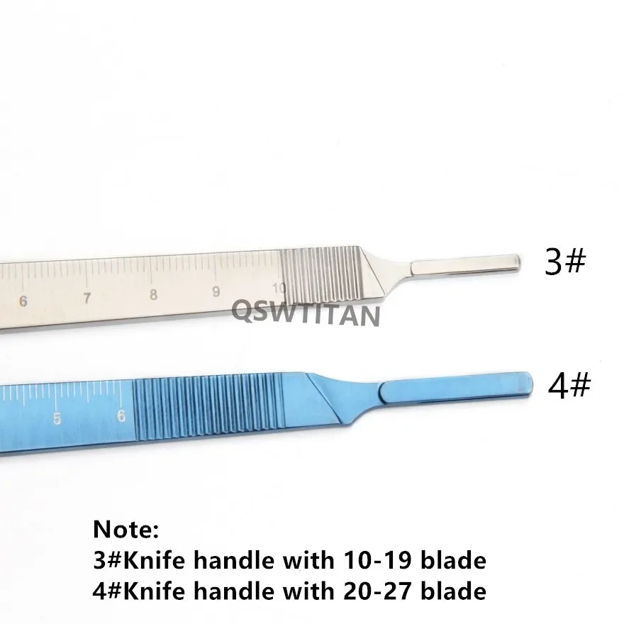Ophthalmic Bard-parker blade handle stainless steel/Titanium eye surgical instrument