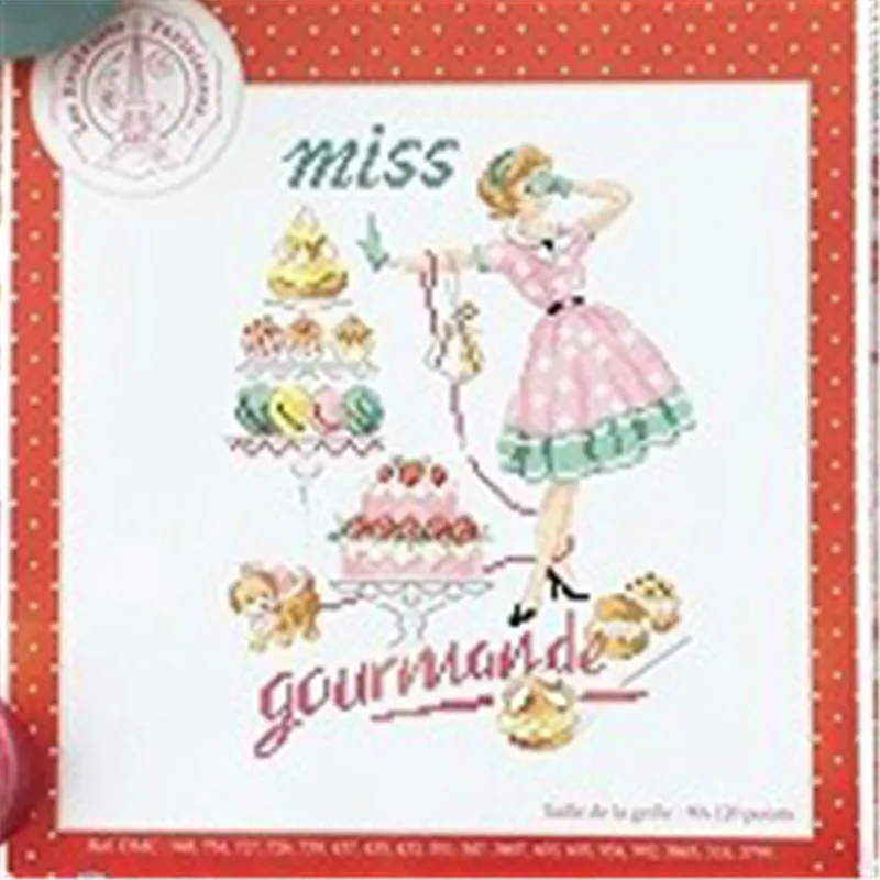 

ZZ6264 Home Fun Cross Stitch Kits Package Greeting Needlework Counted Kits New Style Joy Sunday Kits Embroidery Cross-stitch Set