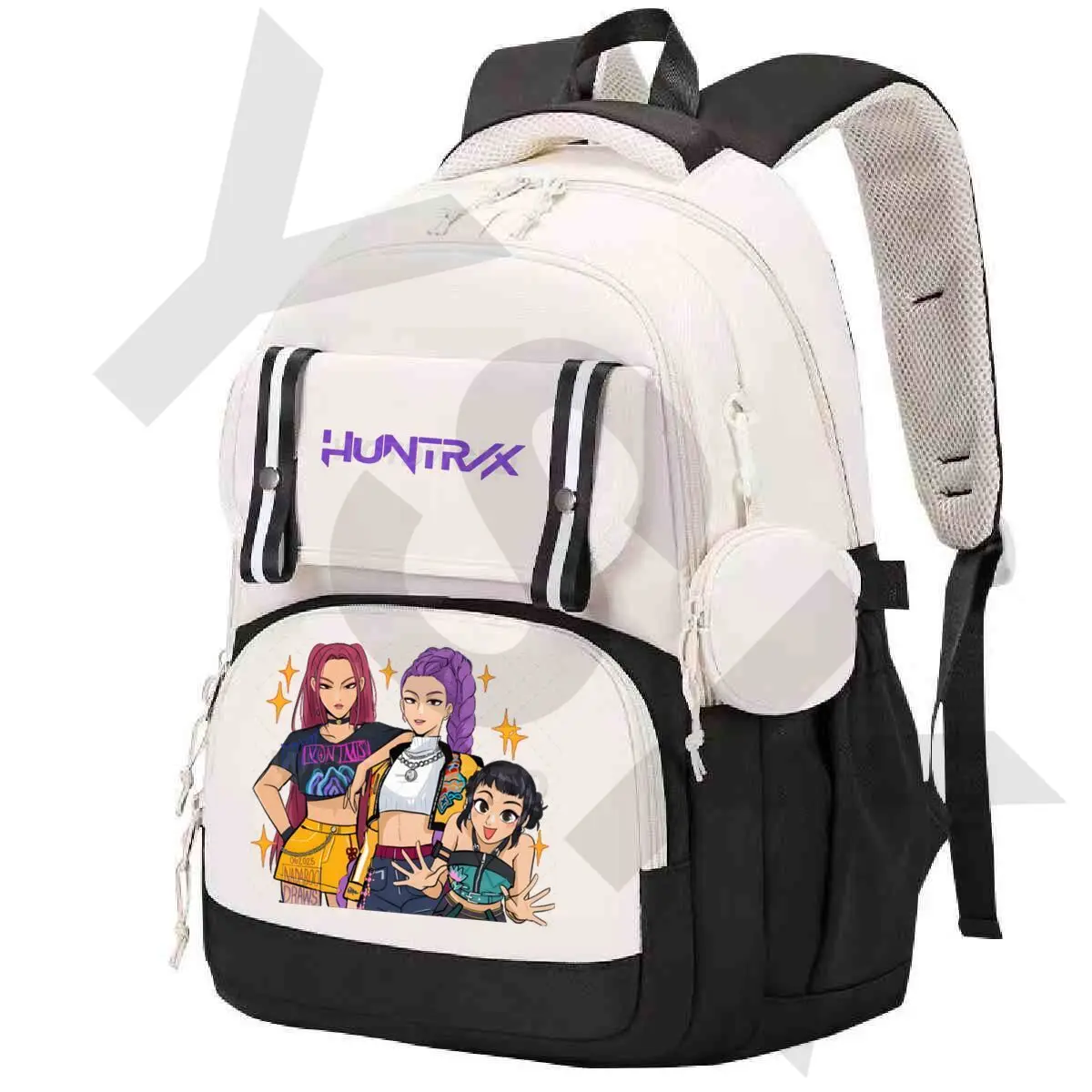 

New Cartoon Kpop Demon Hunters Backpack Women Girls Large Capacity Schoolbags Children Teeneger Student Book Bags Anime Backpack