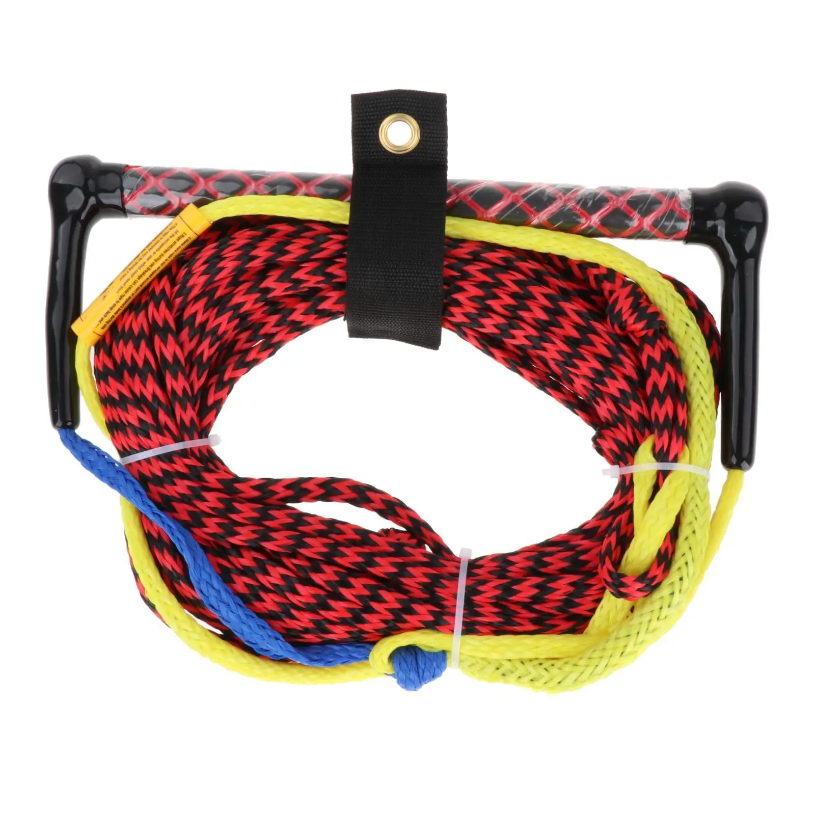 Water Ski Surfing Rope Floating 75ft Multifunction with Handle Tow Accs for Wake