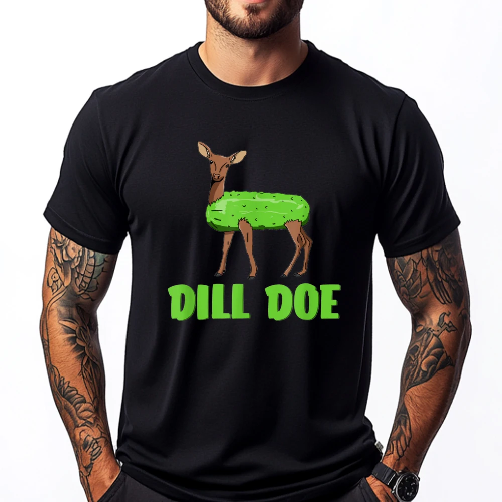 

Dill Doe Funny Adult Humor Funny Nature Deer Redneck White Graphic Tee Men's Clothing Tee Shirt Mother's Day