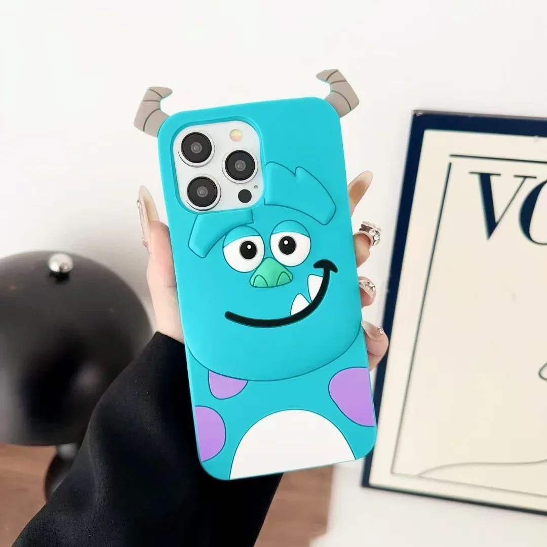 Phone Case for samsung galaxy A54 5g case A53 A24 A25 A52 S24 S23 ultra FE  Cute monster  Soft Anti-drop  Silicone Cartoon Cover