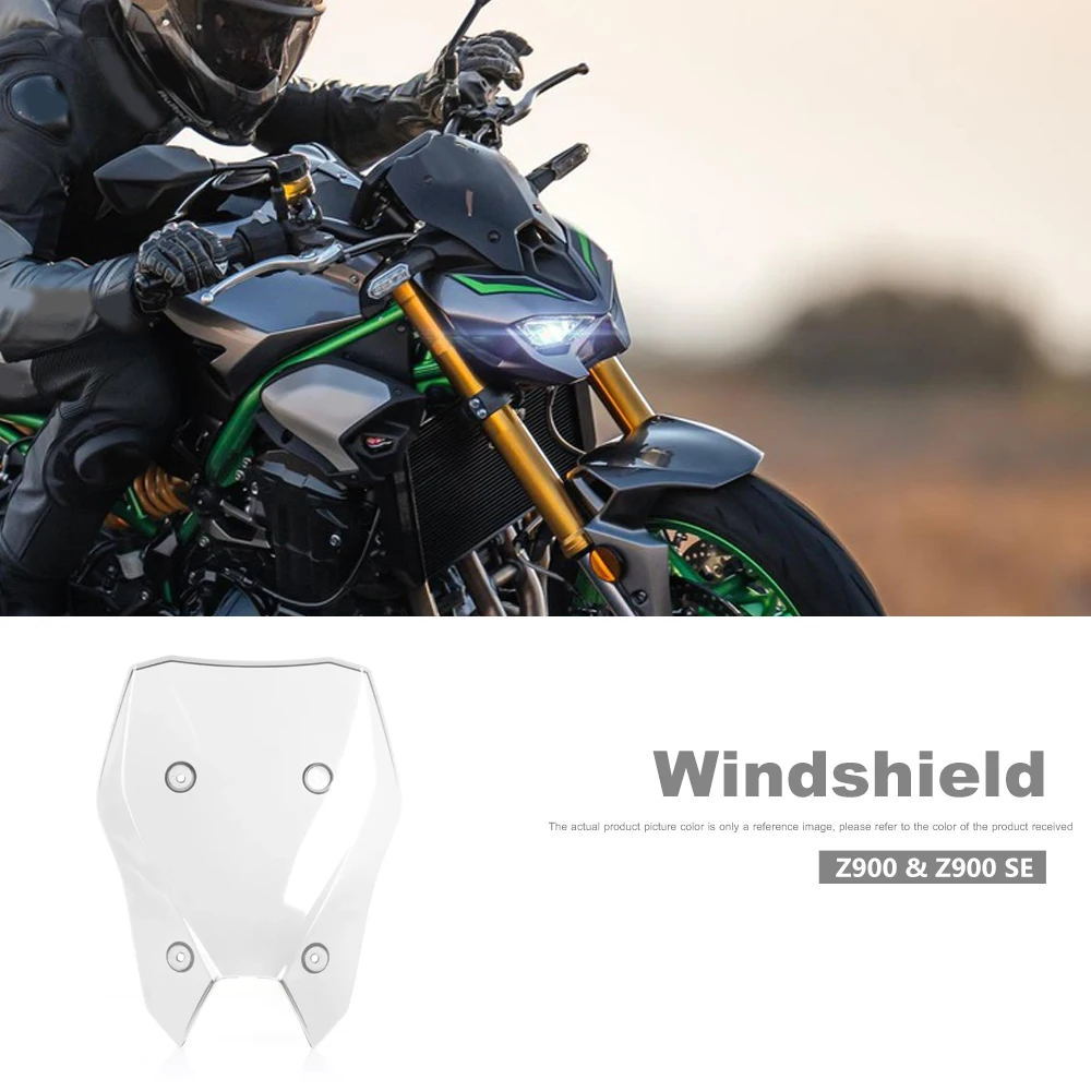 

For Kawasaki Z900 Z 900 SE Z900SE 2025 Motorcycle Windshield Windscreens Wind Deflectors Shield Screen Protector Accessories