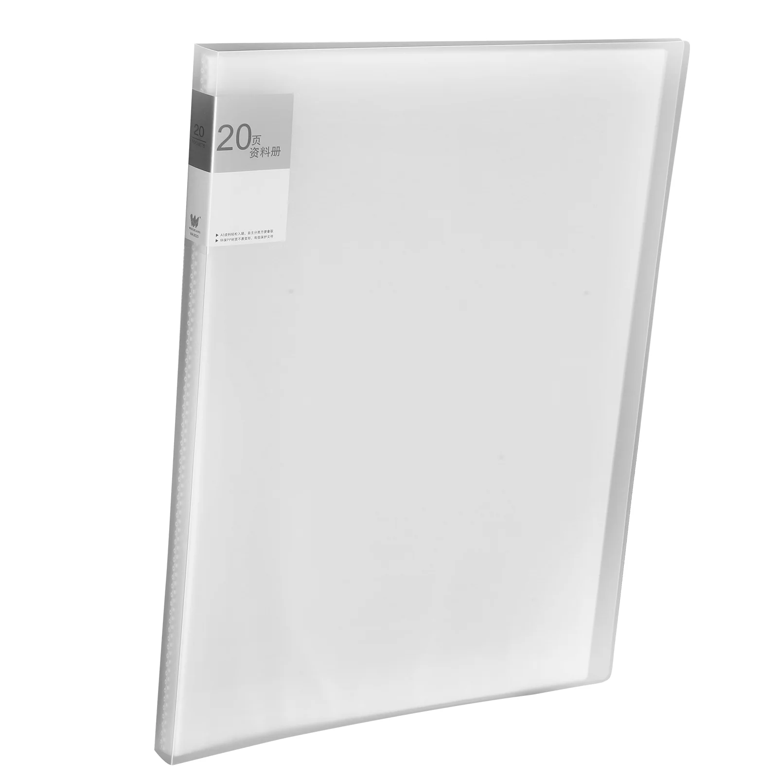 

A3 20 Page Transparent Document Folder Teacher's File Stylish Office School Gift Document Storage File ganizer Carrying