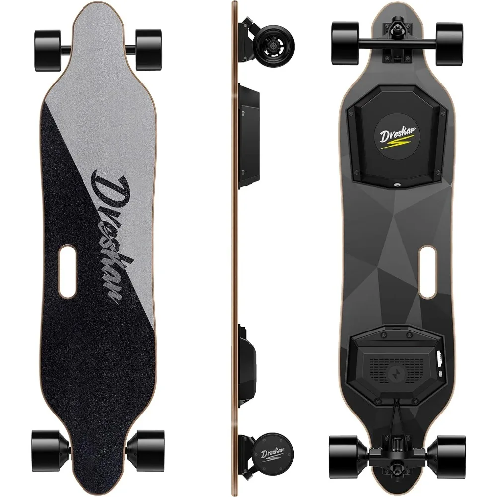 Caminhões elétricos de skate Long Board para adultos, rodas Longboard, fita adesiva, acessórios de skate, skate deck kit