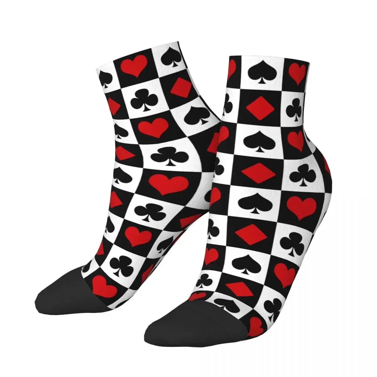 Playing Card Socks Harajuku High Quality Stockings All Season Socks Accessories for Unisex Birthday Present