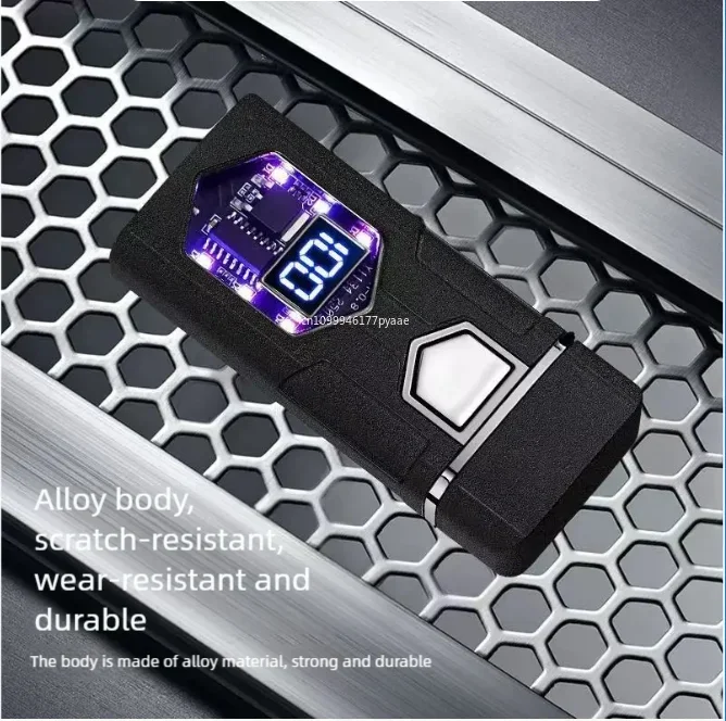 2026 ولاعة حريق مزدوجة ذكية يتم التحكم فيها صوتيًا، نفخ الغاز الكهربائي المقاوم للرياح، هدية إبداعية شخصية