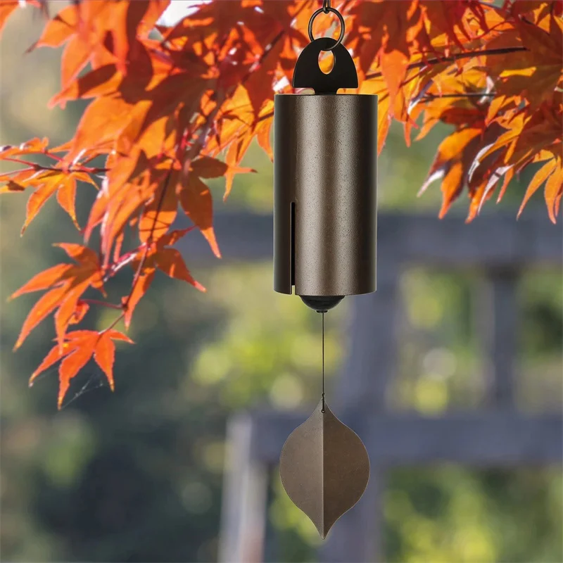 1pc Retro Metal Windbell Wind Chimes Deep Resonance Serenity Bell For Outdoor Home Garden Courtyard Decoration Home Decor