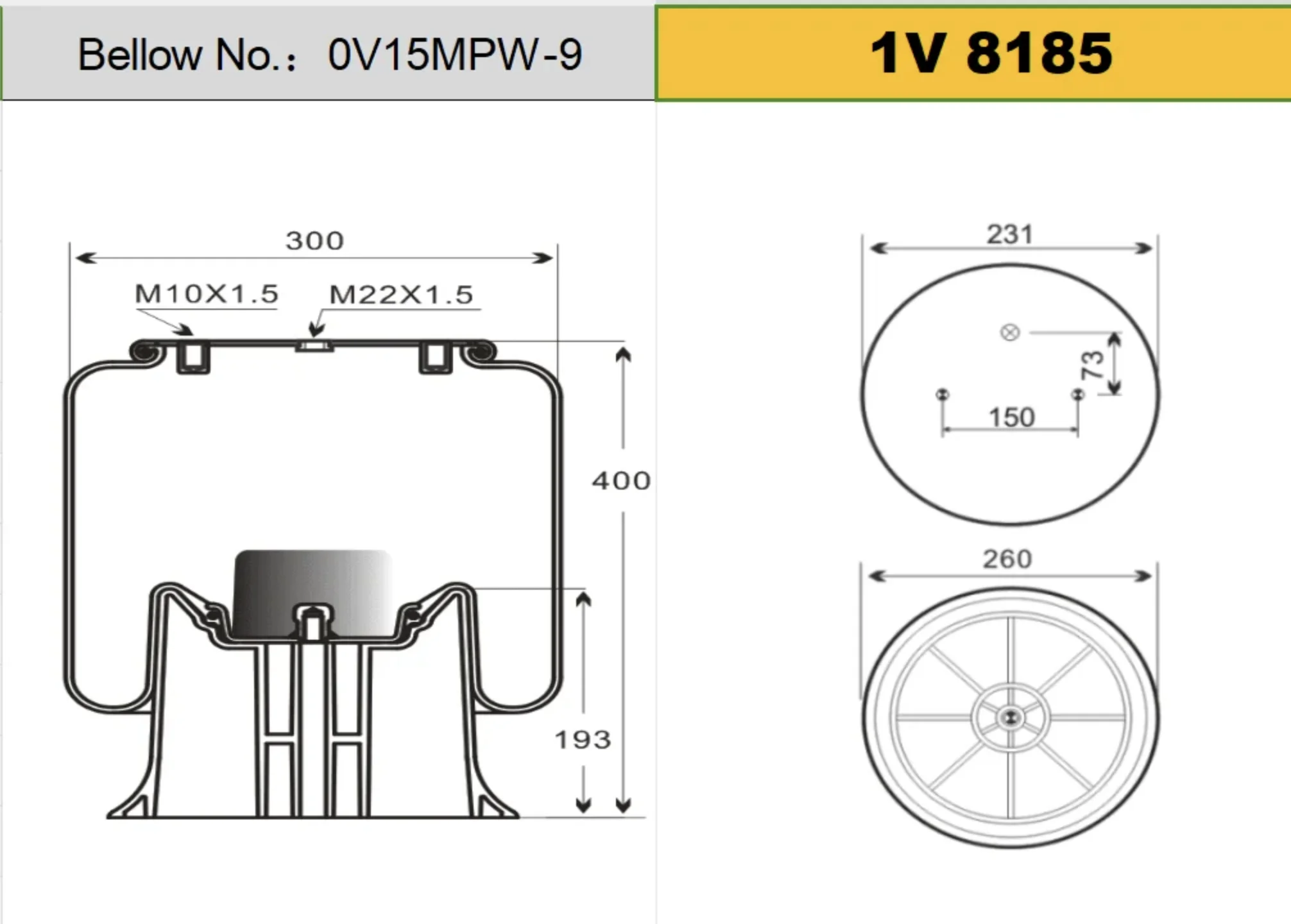 Truck shock absorber airbag