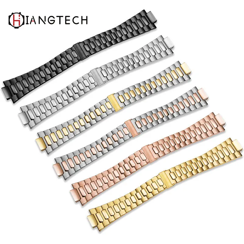 Stainless Steel Watch Band fit for Patek Philippe Nautilus 5711/5726 watchs convex solid Steel strap Accessories 25mm 19mm