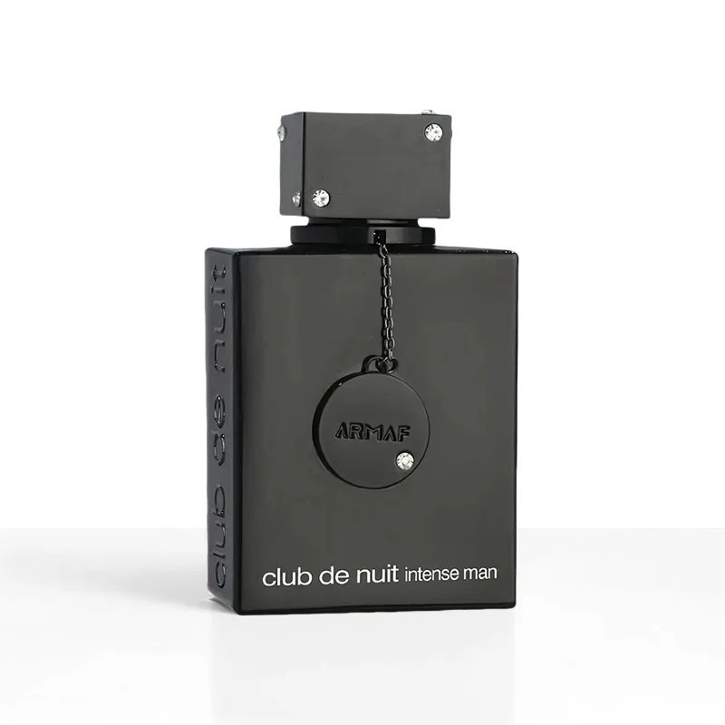 Armaf Club de Nuit Intense Man Eau de Parfum para hombre - Elegante botella negra con diamante - como detalles, ofrece un negrita y Masculi