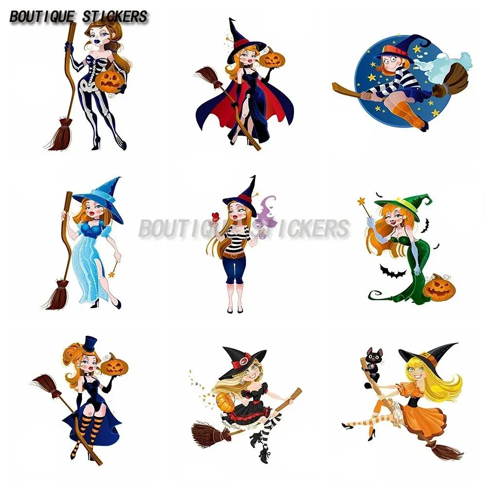 

Beauty Witch Car Sticker Waterproof PVC Sticker Car Decoration Accessories Luggage Notebook Computer Wall Sticker