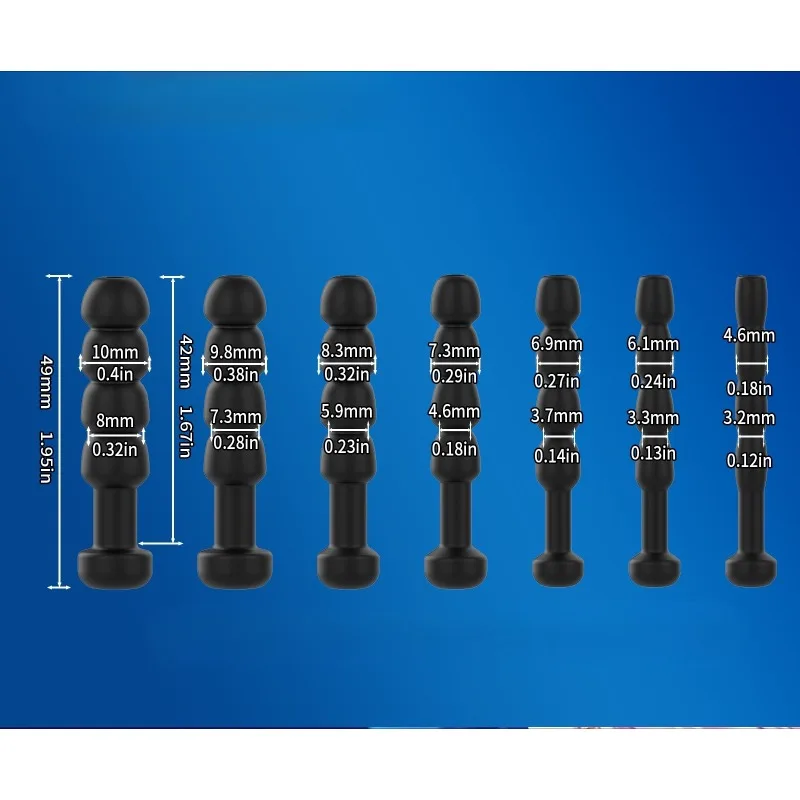 أنبوب الإحليل سيليكون الحصان العين قضيب الجوف دسار القذف تأخير الاختراق مثير لك للرجال مجرى البول المتوسع ديك تحفيز