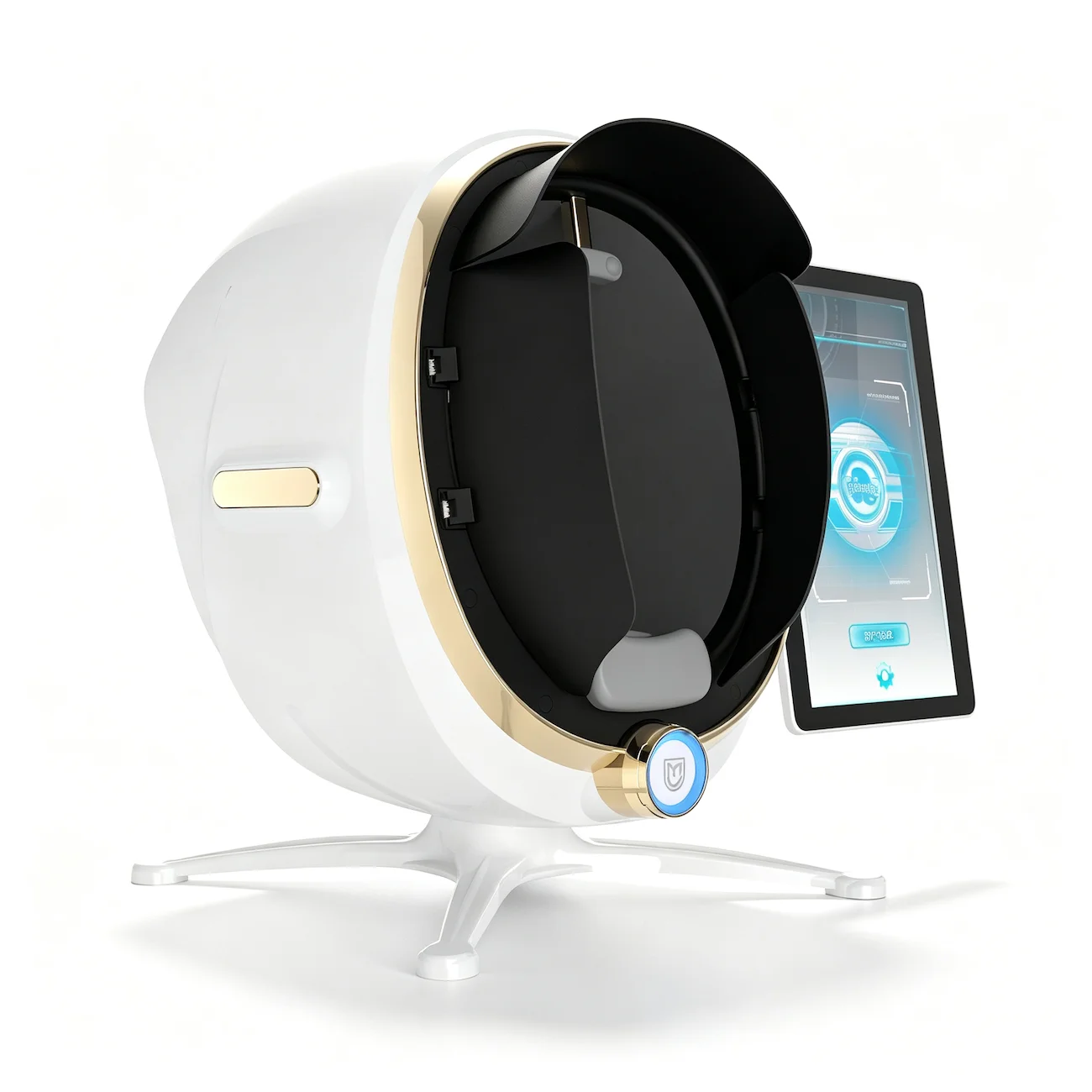 Portable 3D AI Face Skin Analyzer for Nose & Eyes Analysis Magic Face Mirror Device for Face Skin Analyzer