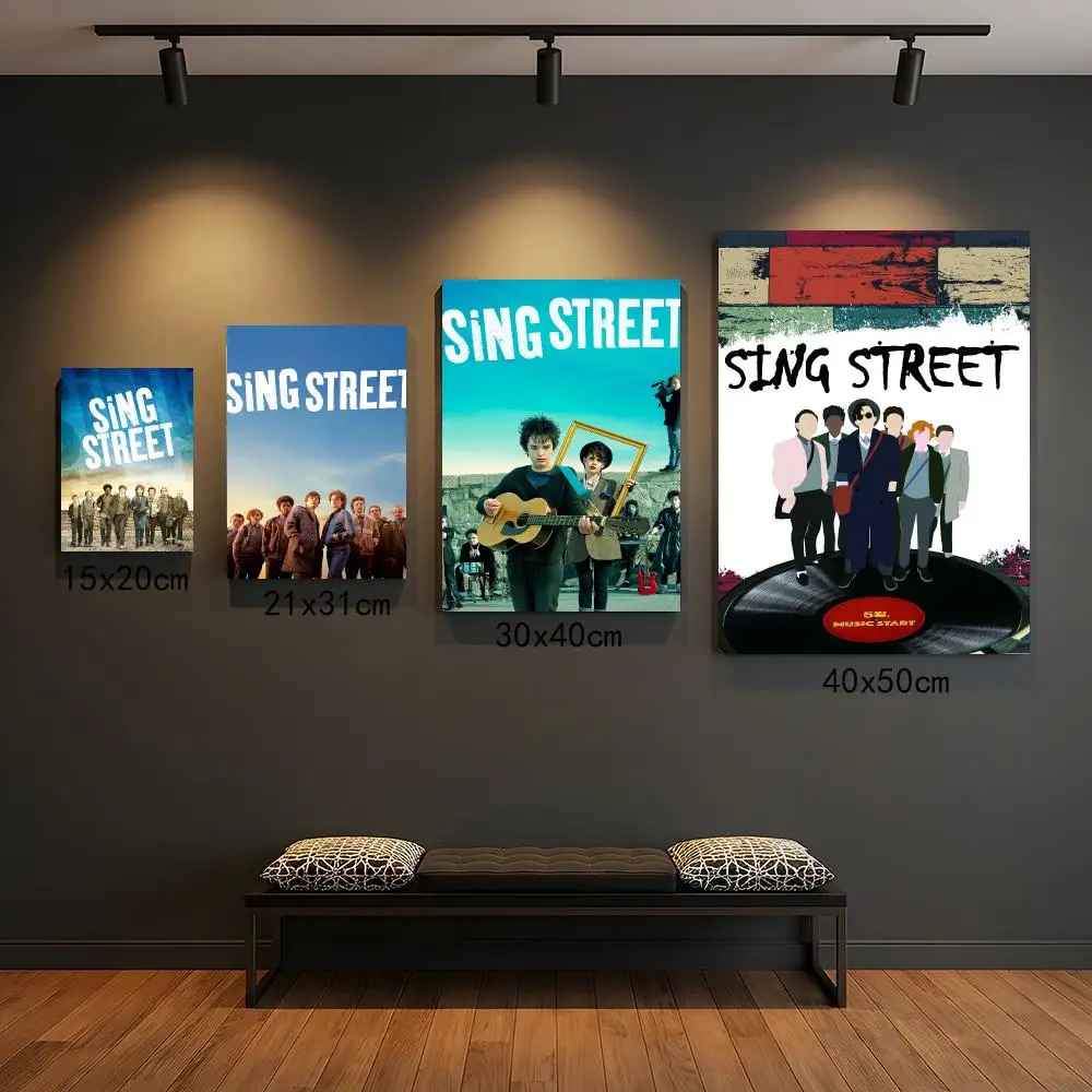 classic movie S-Sing Street-T Painting Calligraphy Boho Botanical Decor for Living Room  Elegant Home Style
