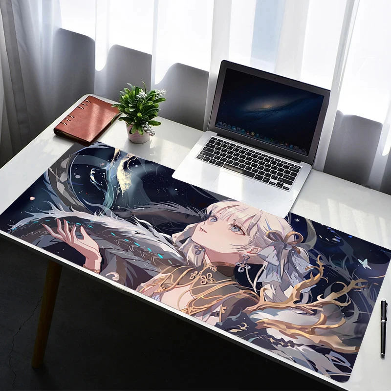 

Mouse Pad Laptop Extended Wuthering Waves Jinhsi Desktop Mat Rubber Computer Gamer Mousepad PC Gaming Accessories Keyboard Pad