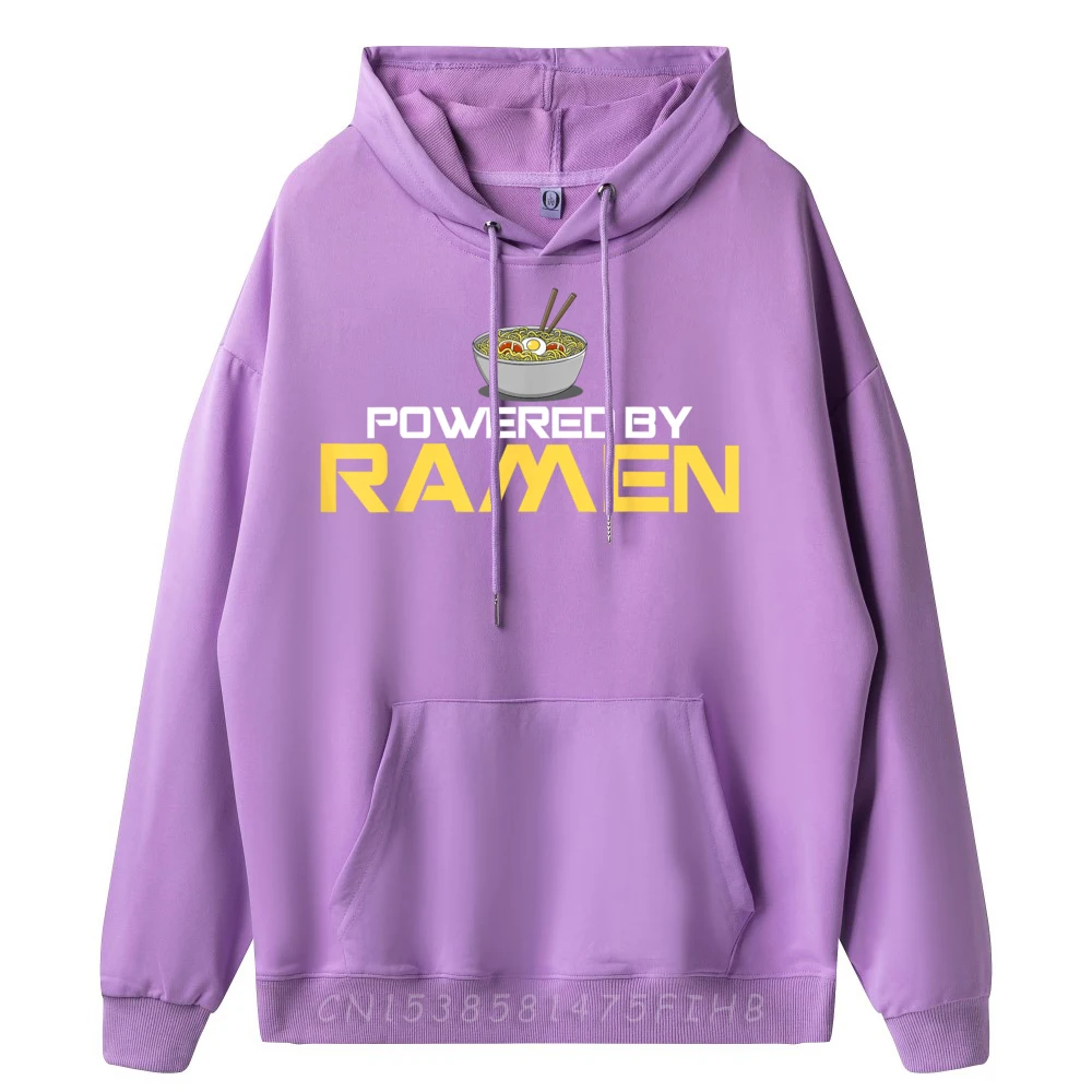 Powered By Ramen Japanese Noodles Streetwear Men Hoodie Homme Long Sleeve Pullover Hoodie For Men