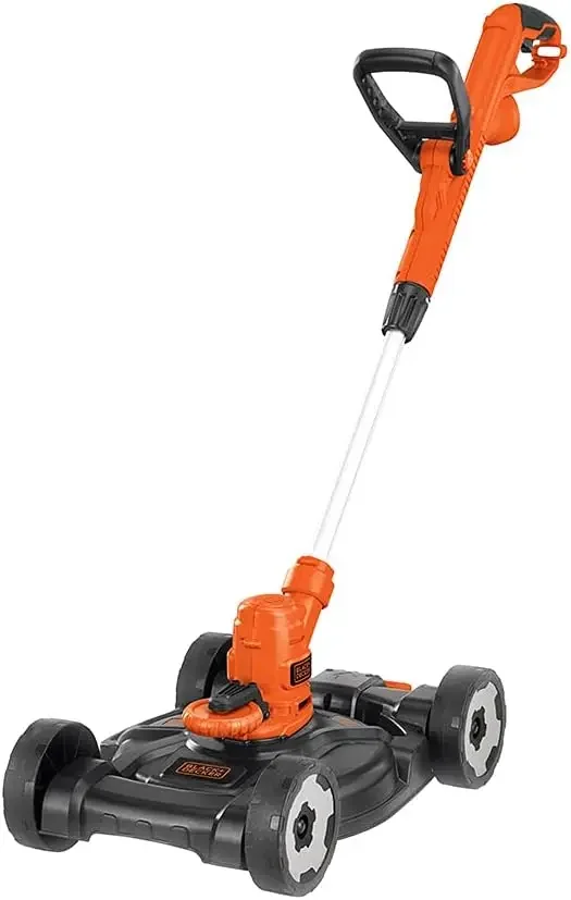 

BLACK+DECKER 3-in-1 String Trimmer/Edger & Lawn Mower, 6.5-Amp, 12-Inch, Corded (MTE912)