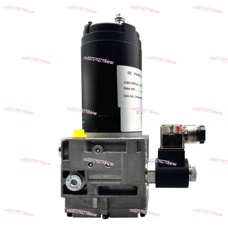 المضخة الهيدروليكية الصغيرة مايكرو تيار مستمر 48 فولت أجزاء الرافعة الشوكية الكهربائية - محطة مضخة وحدة الطاقة الهيدروليكية #5