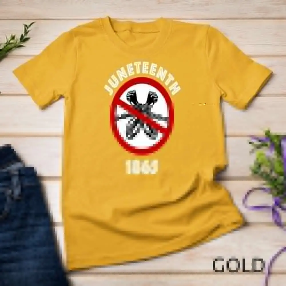 Maglietta JUNETEENTH-T-Shirt Unisex per il giorno dell'indipendenza afroamericana