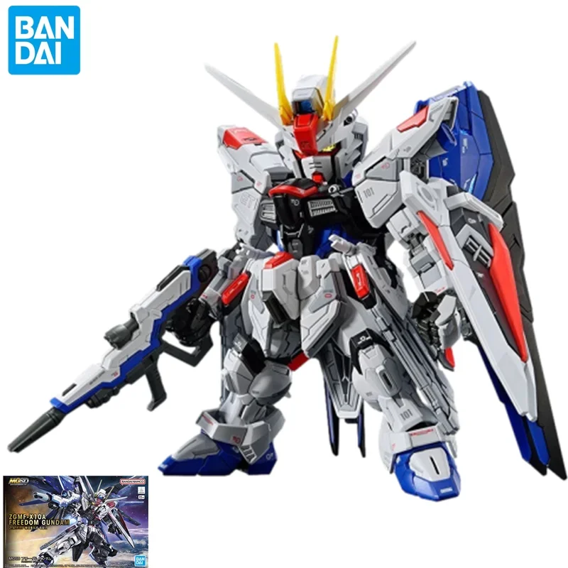 Bandai Freedom Gundamm model MASTER GRADE SD series assembled toys Japanese anime peripheral collection figures gifts