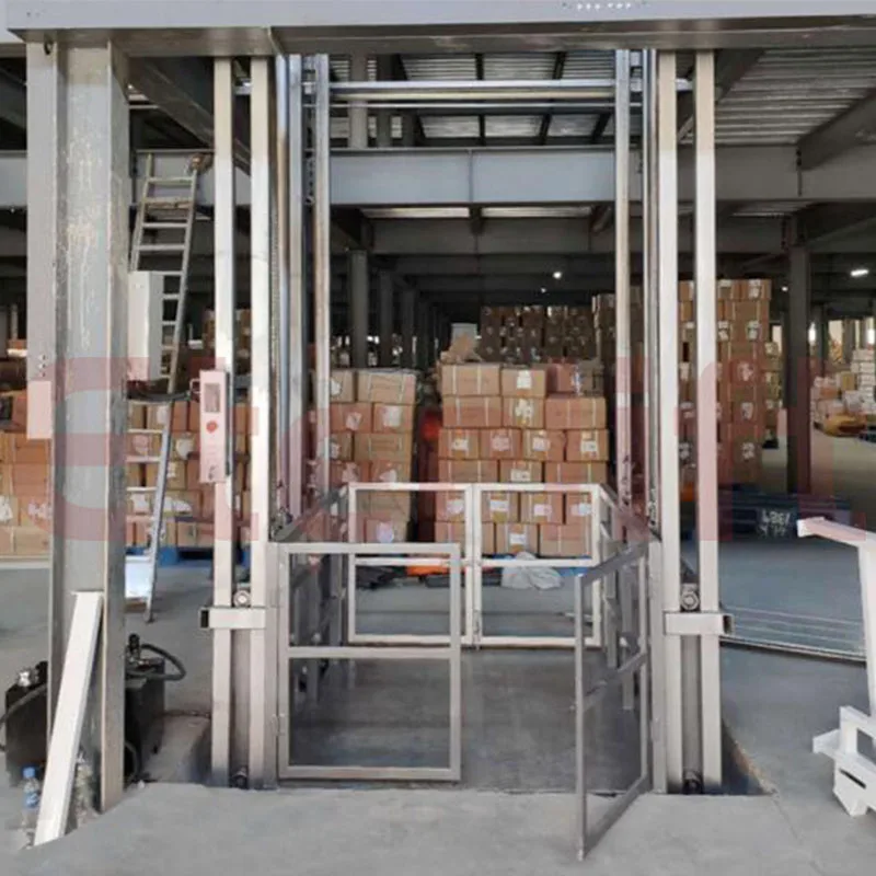 

Guide Rail Hydraulic Lift Cargo Lift Freight Elevator