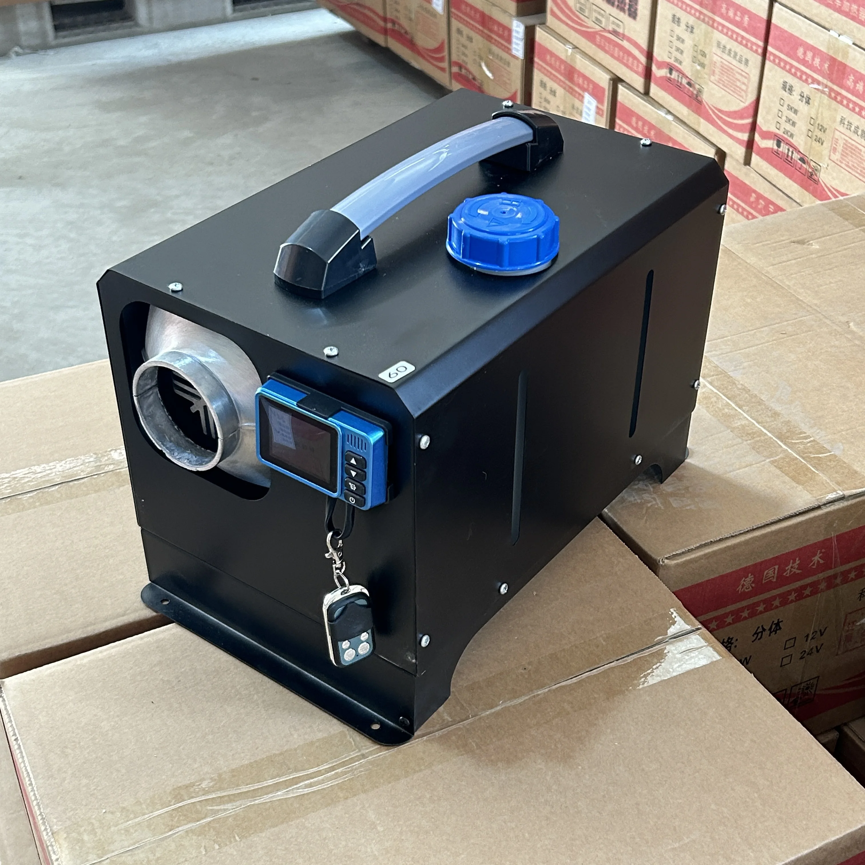 クラシックブラックパーキングヒーター 3in1 ヒーター 12v 24v 220v ディーゼルパーキングヒーター